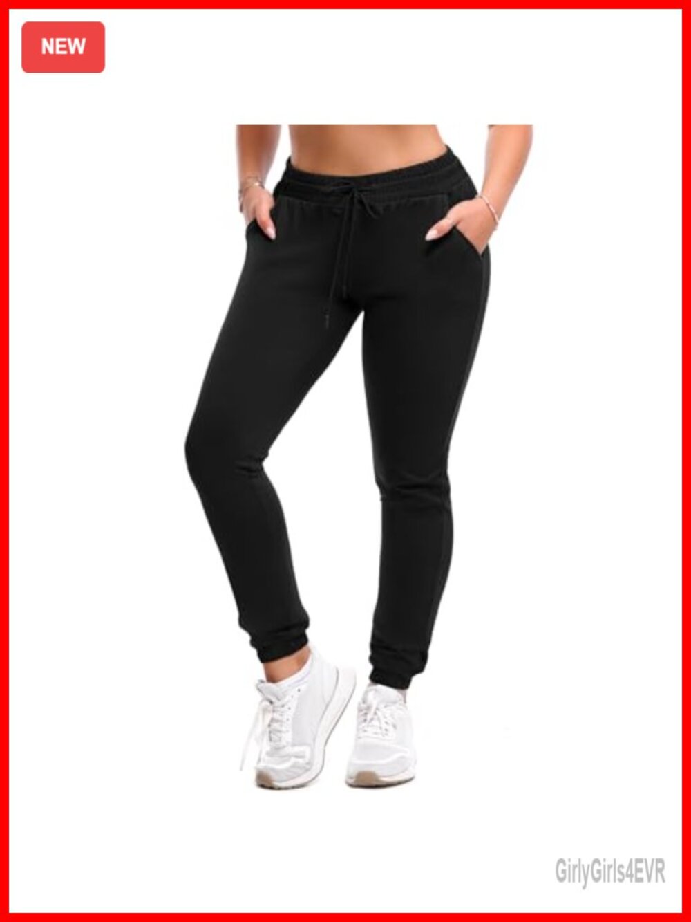 Women's Joggers with Pockets Drawstring Sweatpants